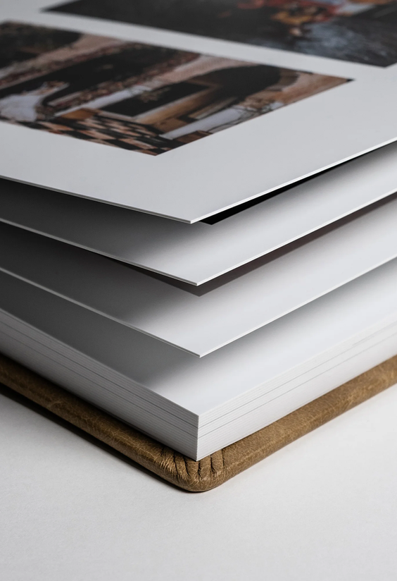 Leren fotoalbum — beeld 2