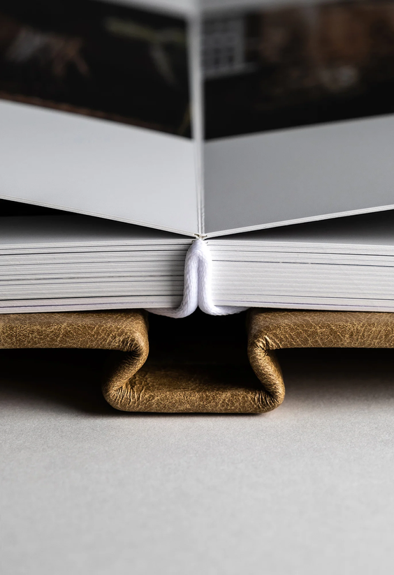 Leren fotoalbum — beeld 4