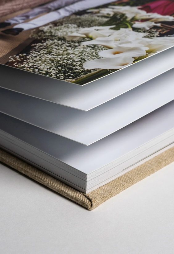 Linnen fotoalbum — beeld 5